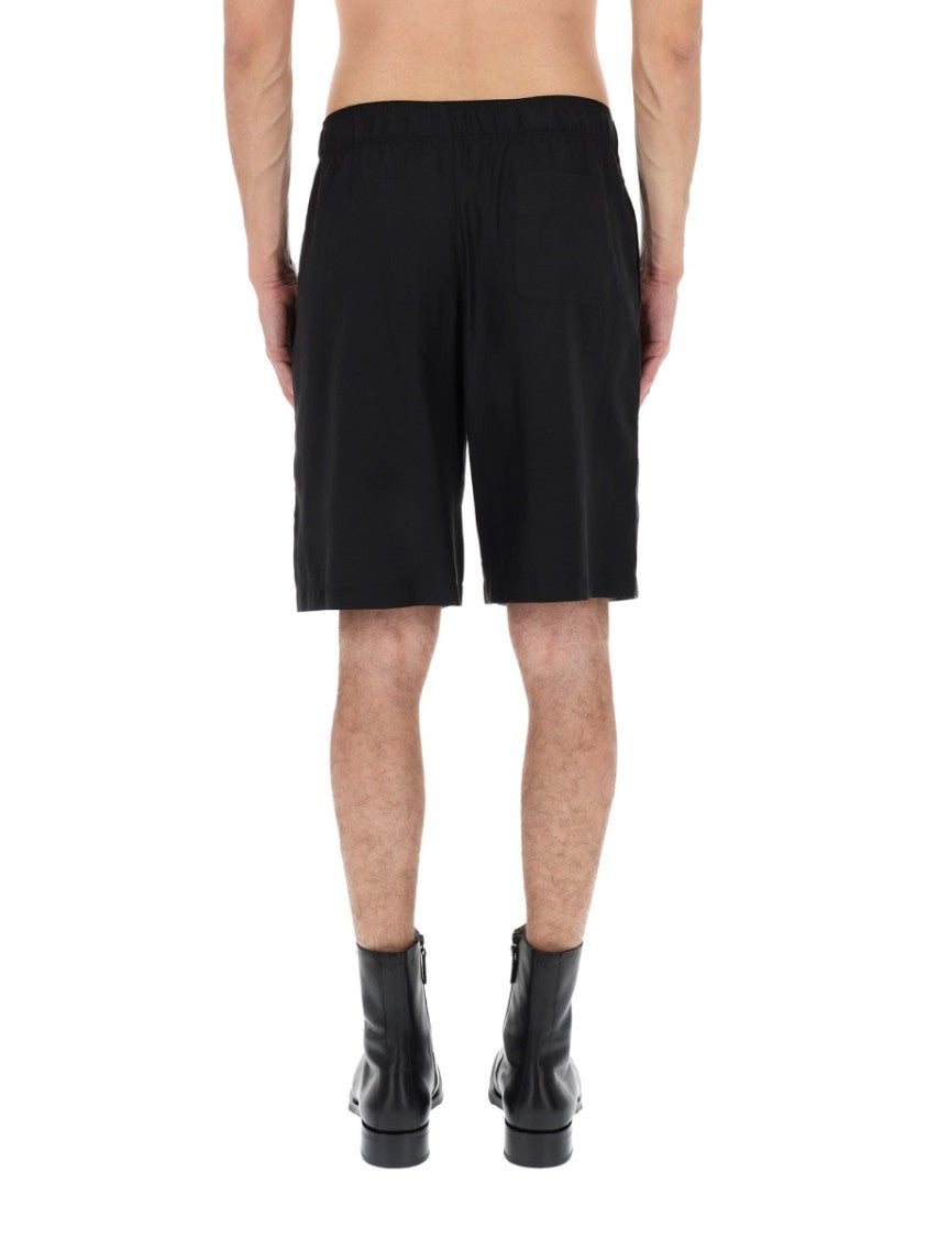 Our Legacy Leisure Cupro-Cotton Relaxed Shorts