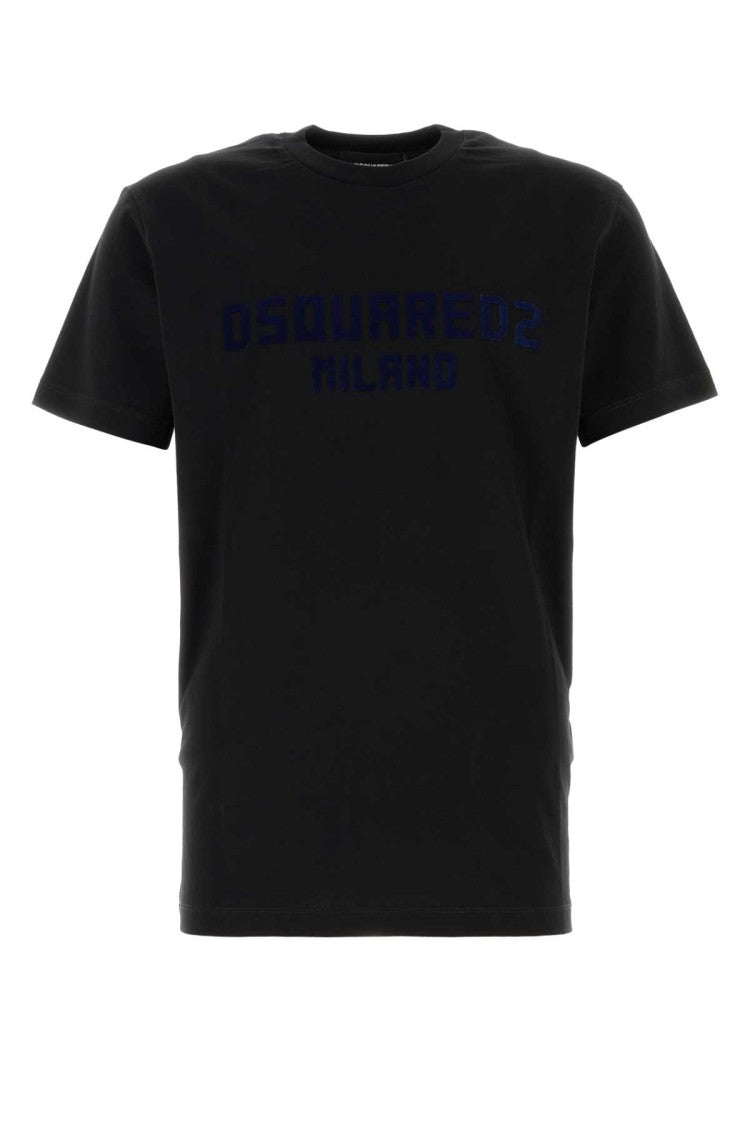 Dsquared2 Black Cotton T-Shirt