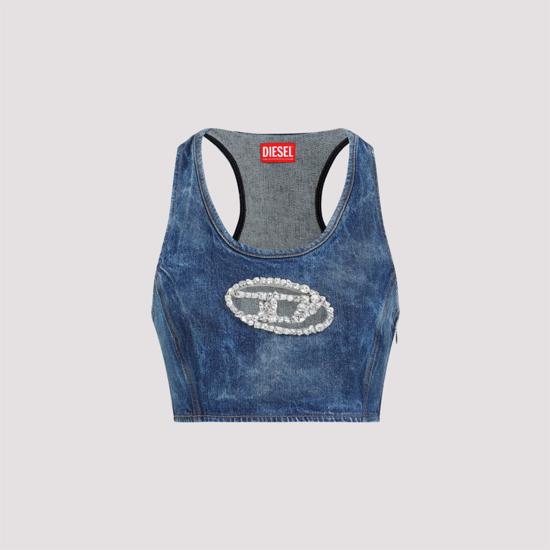Diesel Blue Denim Cotton Top