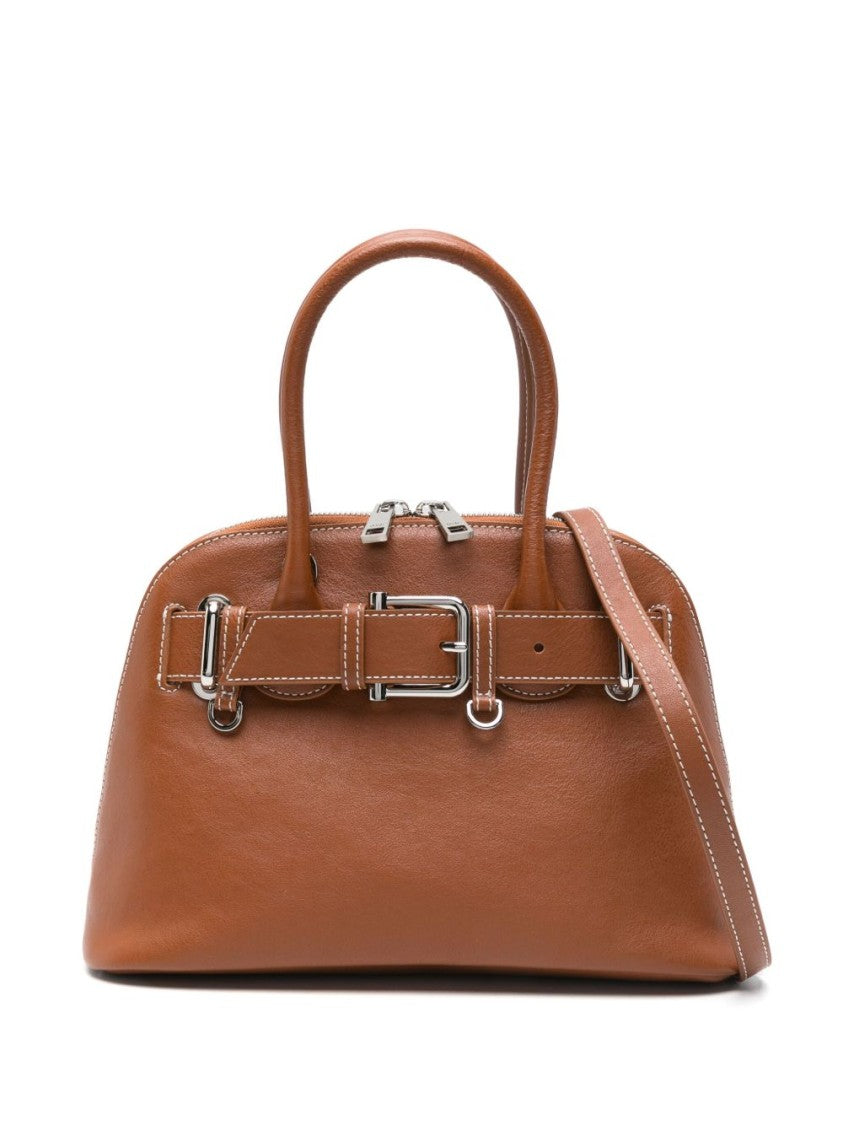 Osoi Compact Brown Calfskin Handbag