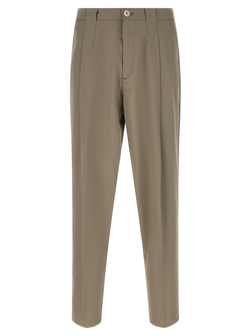 Brunello Cucinelli Cotton Crêpe Batavia Pants