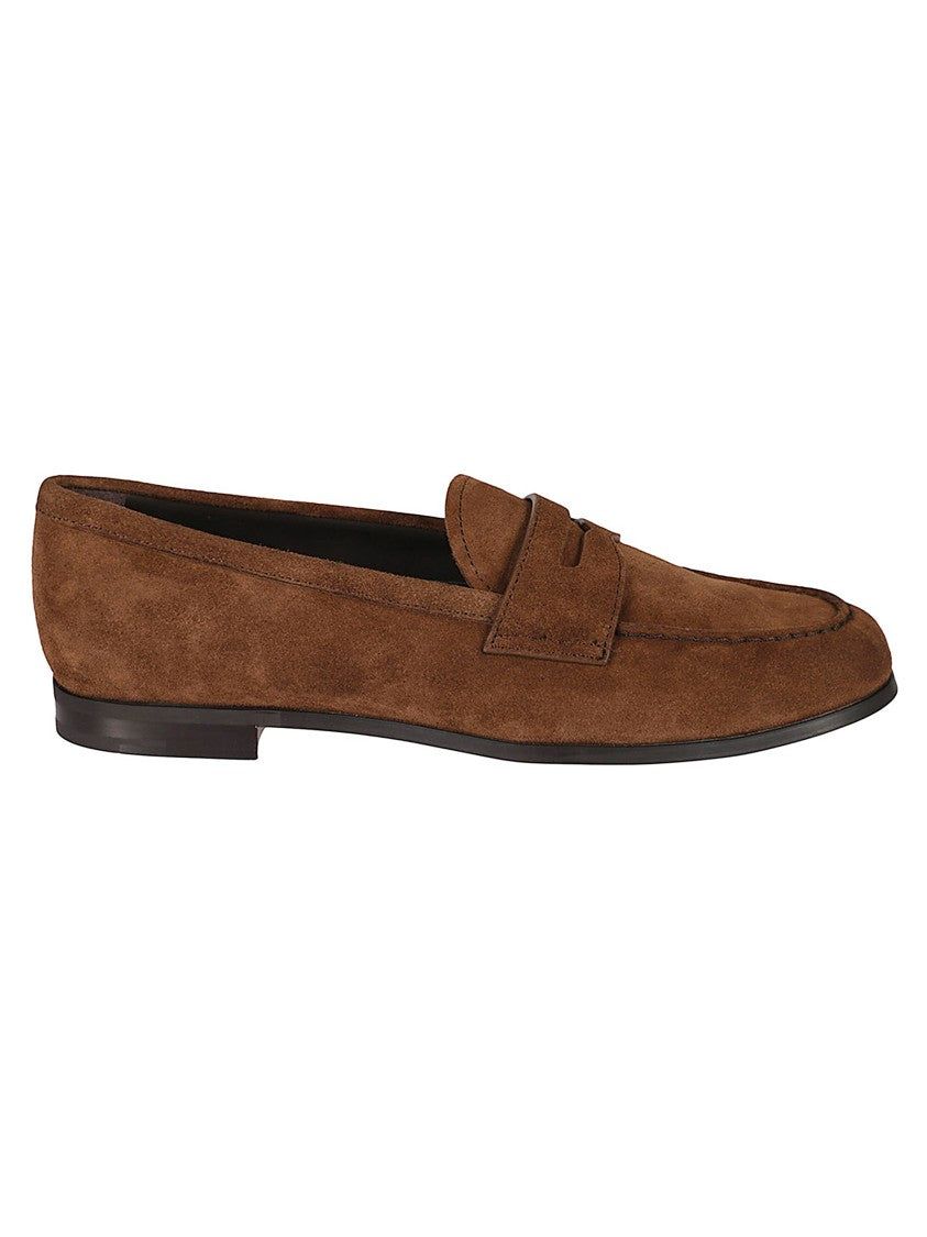 Church's Brown Suede Natalie Moccasin With Leather