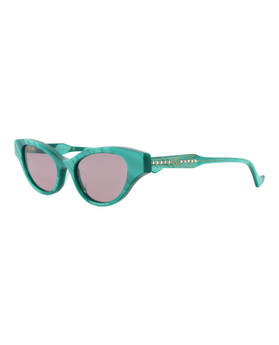 Gucci Cat Eye-Frame Recycled Acetate Sunglasses