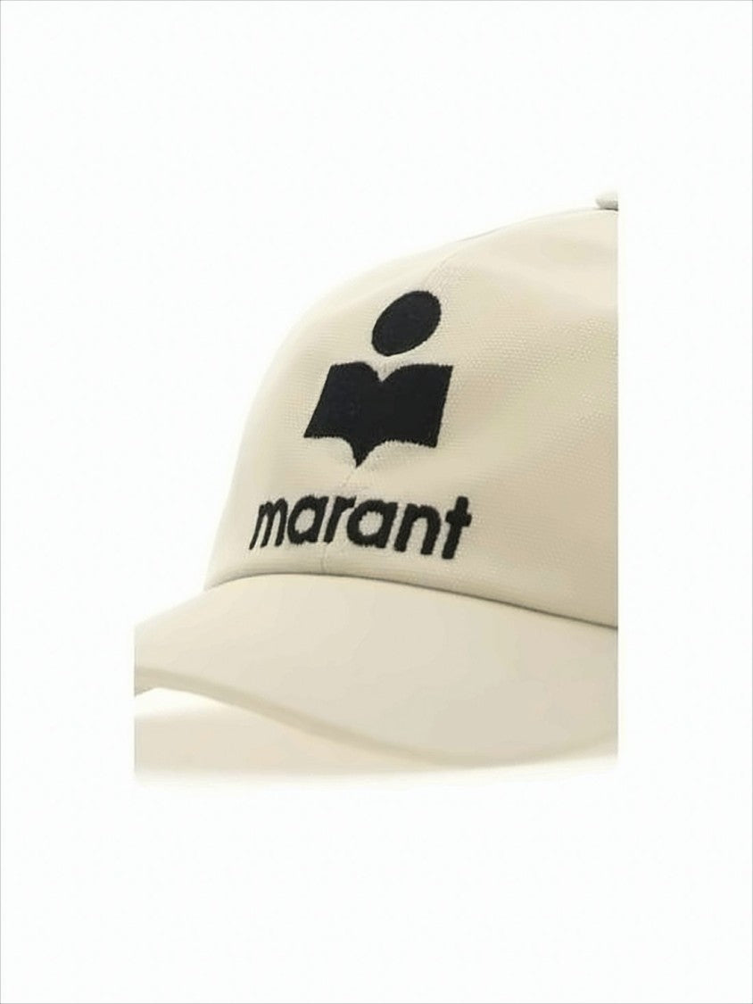 Isabel Marant Structured Cotton Cap With Curved Brim