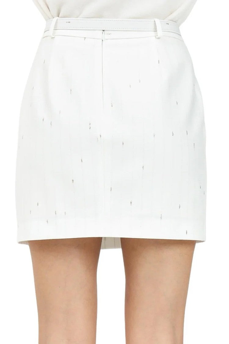 Simona Corsellini Mini Skirt - White