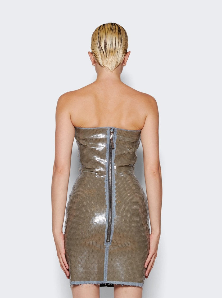 Rick Owens Embroidered Bustier Dress