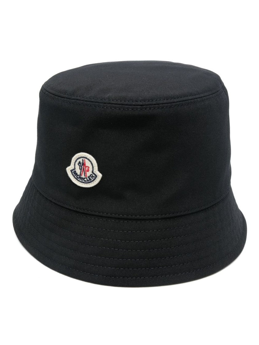 Moncler Bucket Hat With Structured Design And Logo Patch
