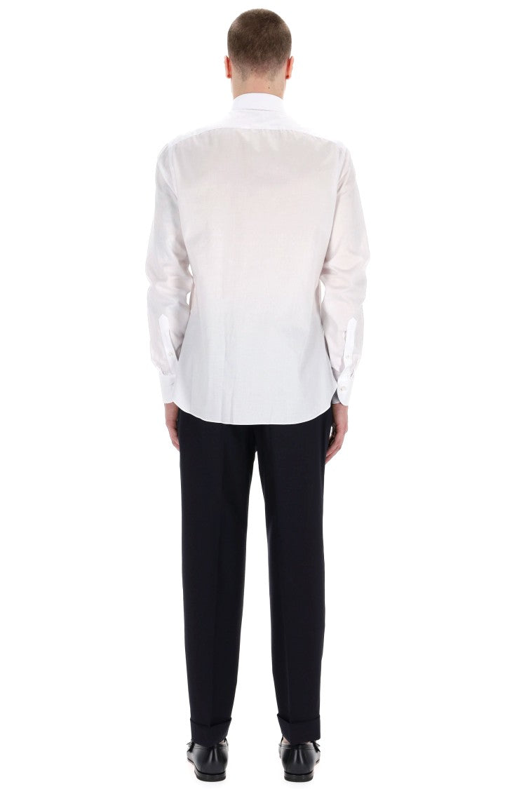 Borriello Micro Pattern Cotton Tailored Shirt