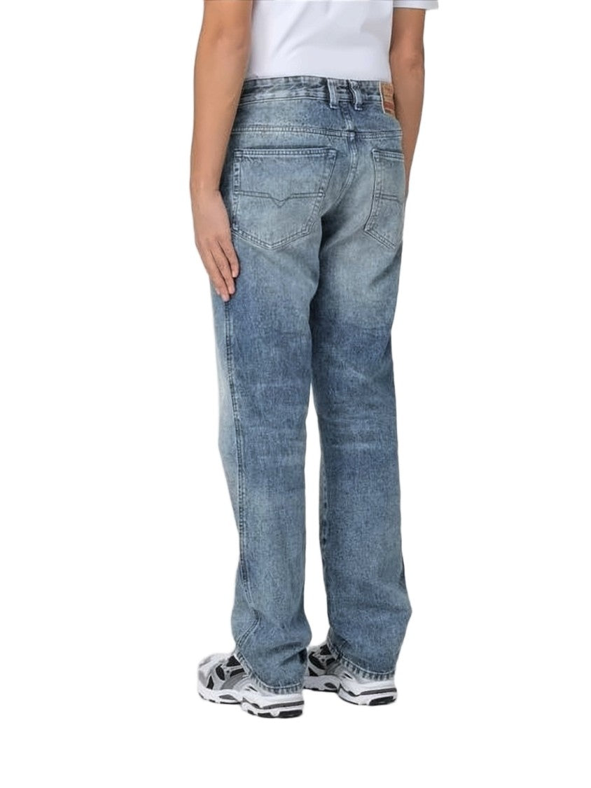 Diesel Relaxed Fit Blue Denim Pants