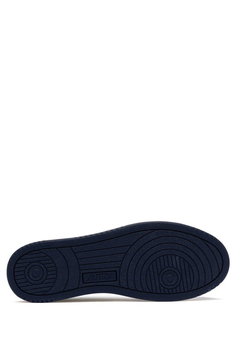 Autry White Grey Medalist Suede Sneakers
