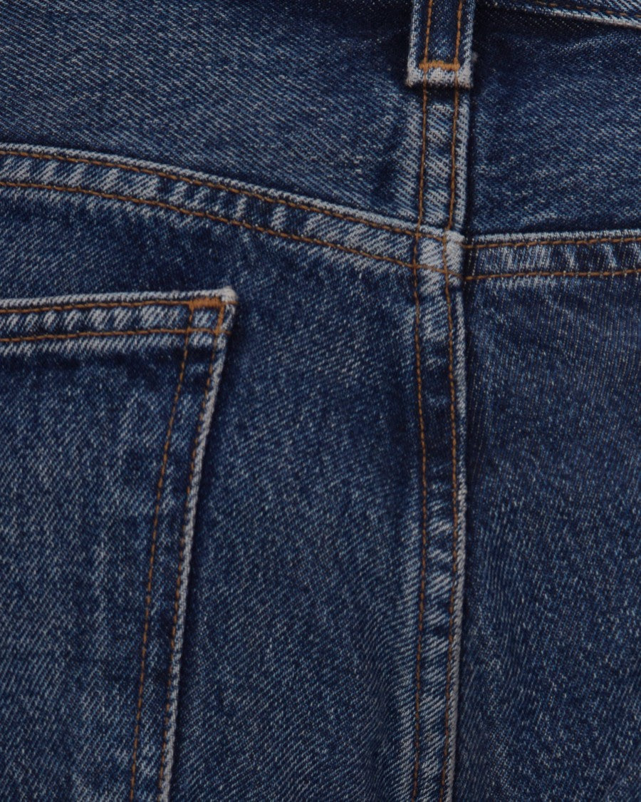 Agolde Low Rise Slim And Tapered Denim Jeans