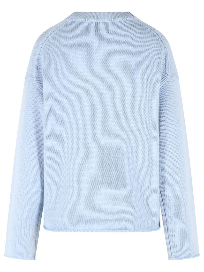 Loulou De Saison 'Derry' Light Blue Cashmere Sweater