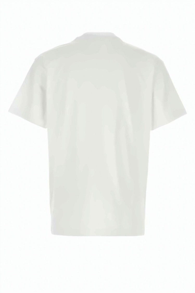 Gucci Short-Sleeved White T-Shirt With Horizontal Stripe