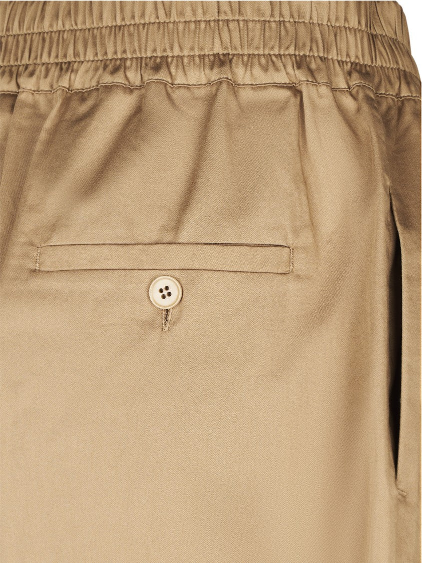 Max Mara Relaxed Wide-Leg Trousers With Elastic Waistband