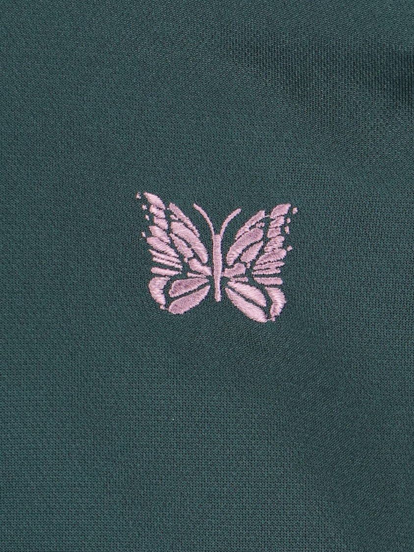 Needles Logo Sports Jacket, In Green Fabric
