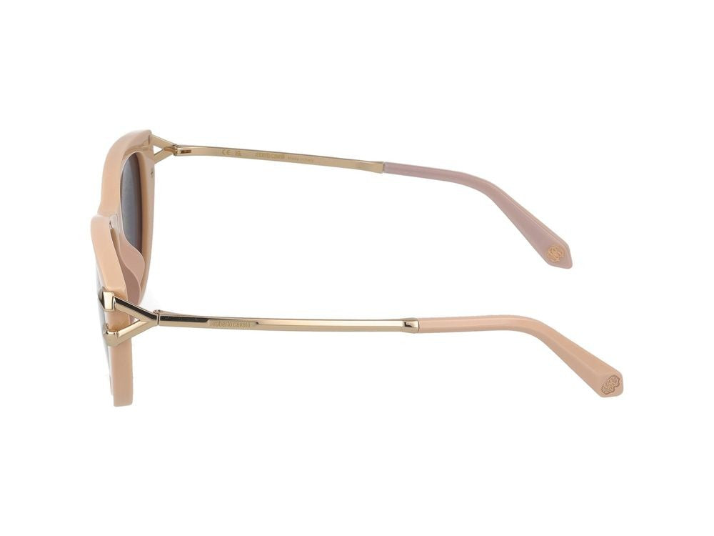 Roberto Cavalli Sunglasses Src031 9Lhx Beige Powder Full Gloss 55/17/145