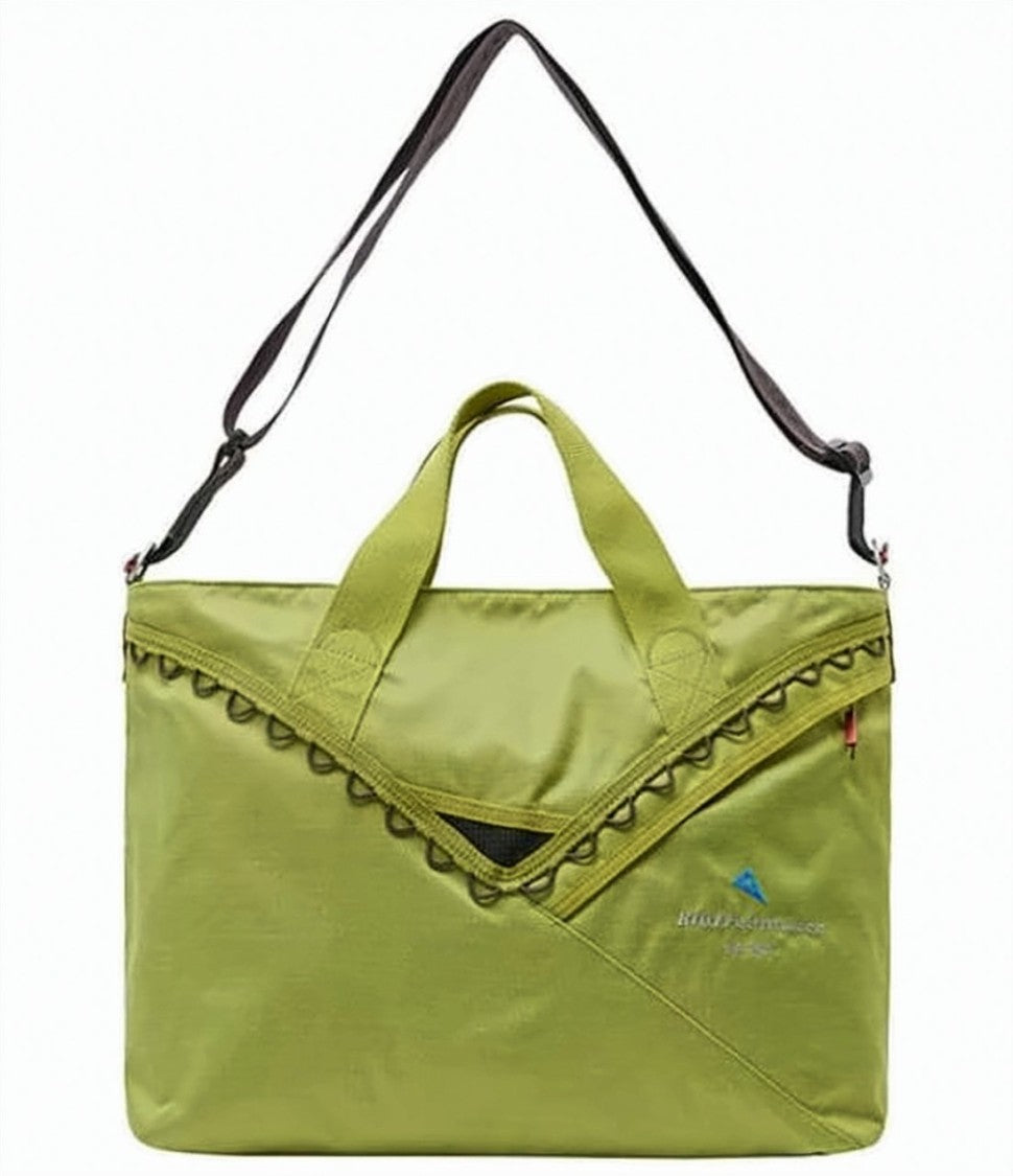 Klattermusen Rectangular Duffle Bag With Diagonal Flap And Trim Detail