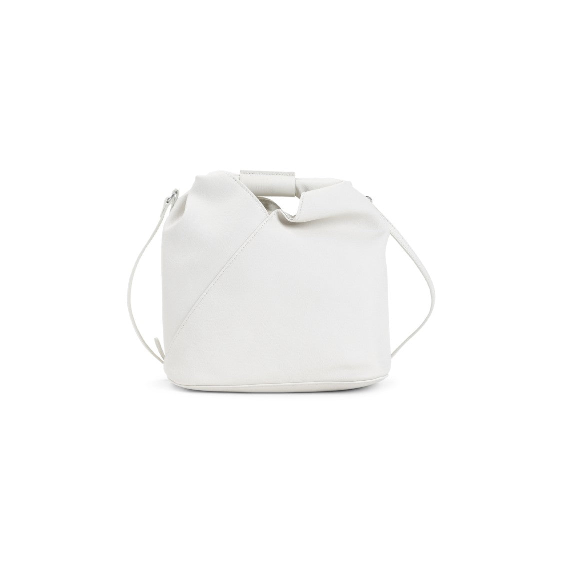 Mm6 By Maison Margiela Slouchy Shoulder Bag In Soft Neutral Polyurethane