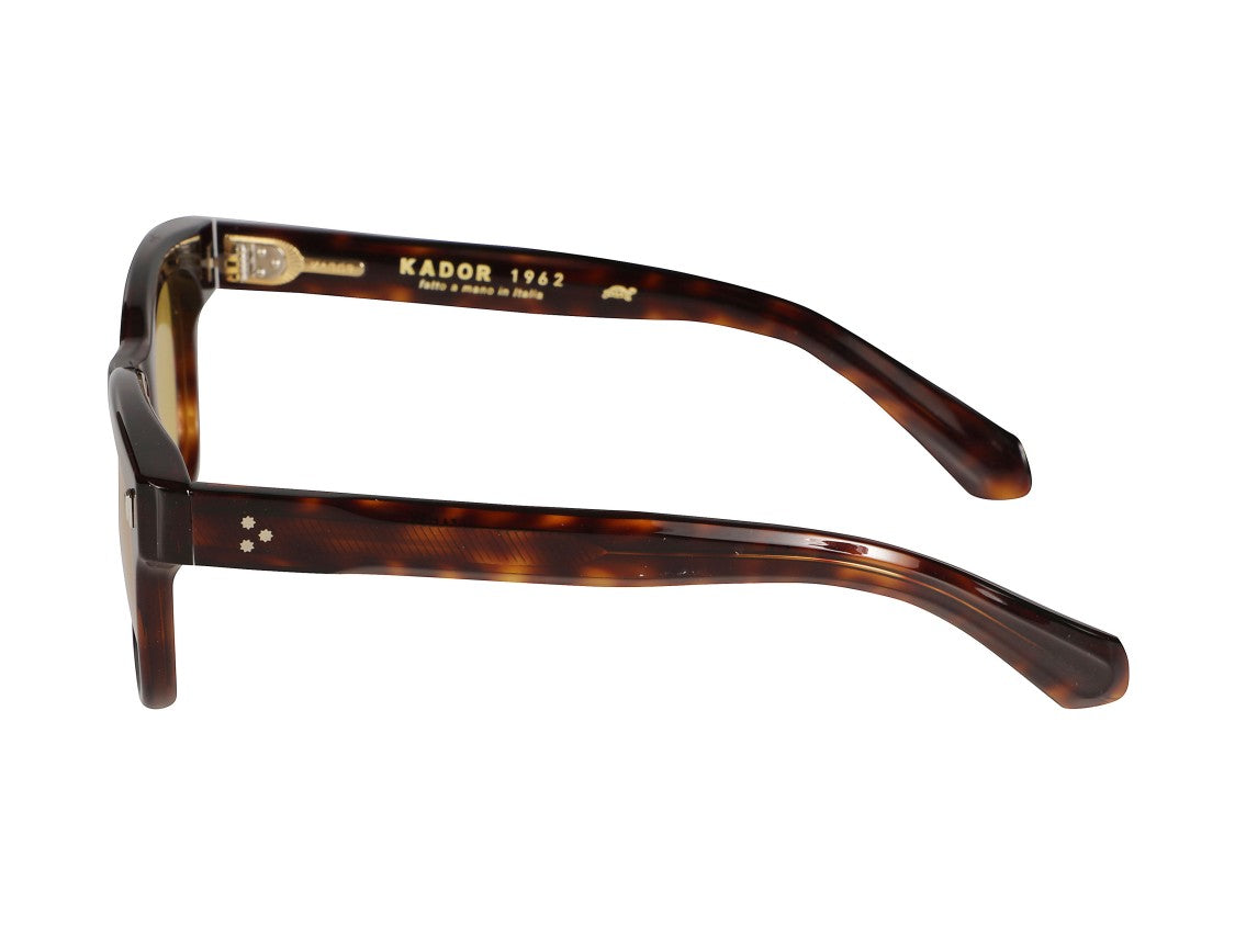 Kador Yellow Paso-S Tortoiseshell Square Sunglasses