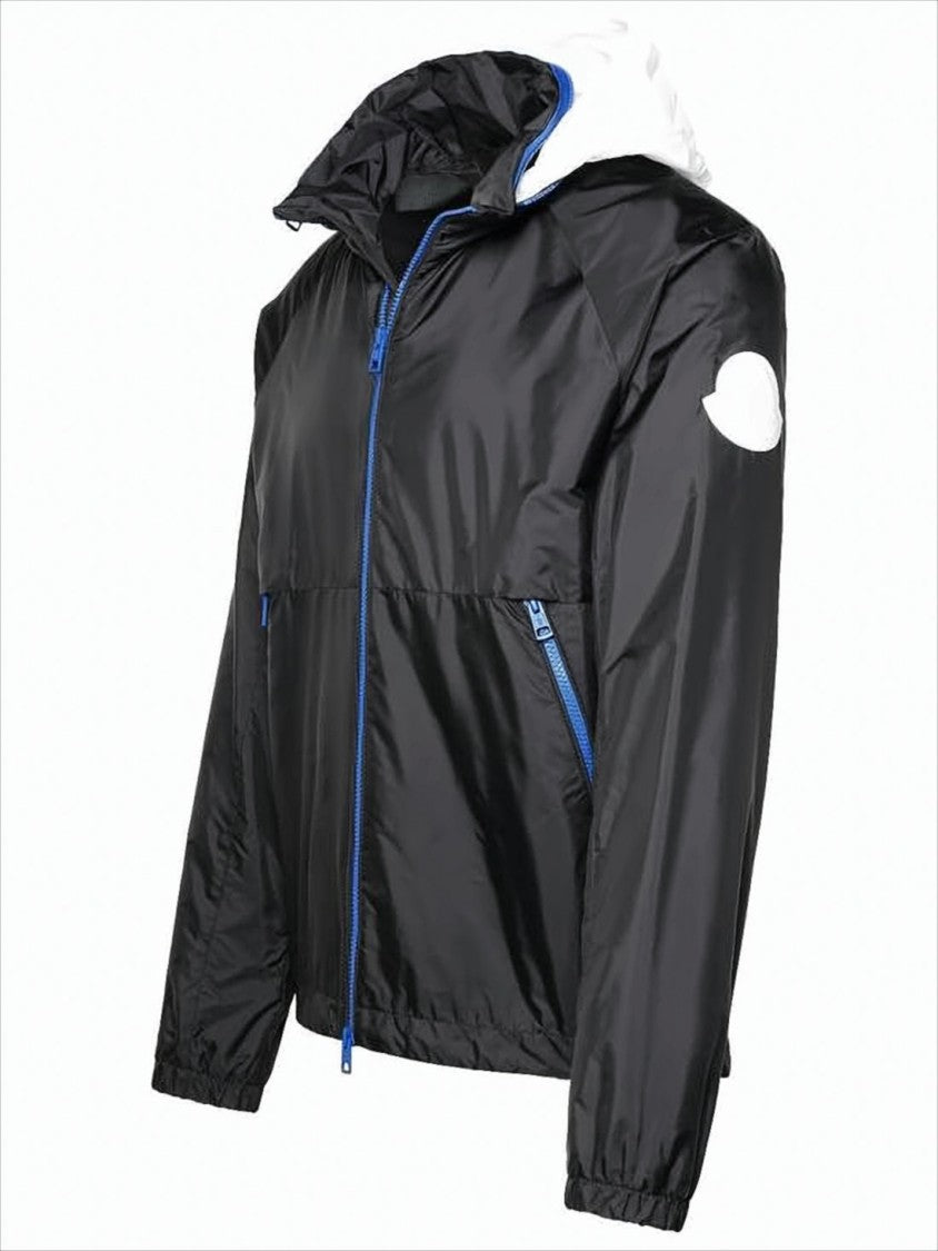 Moncler Zippered Black Polyamide Jacket