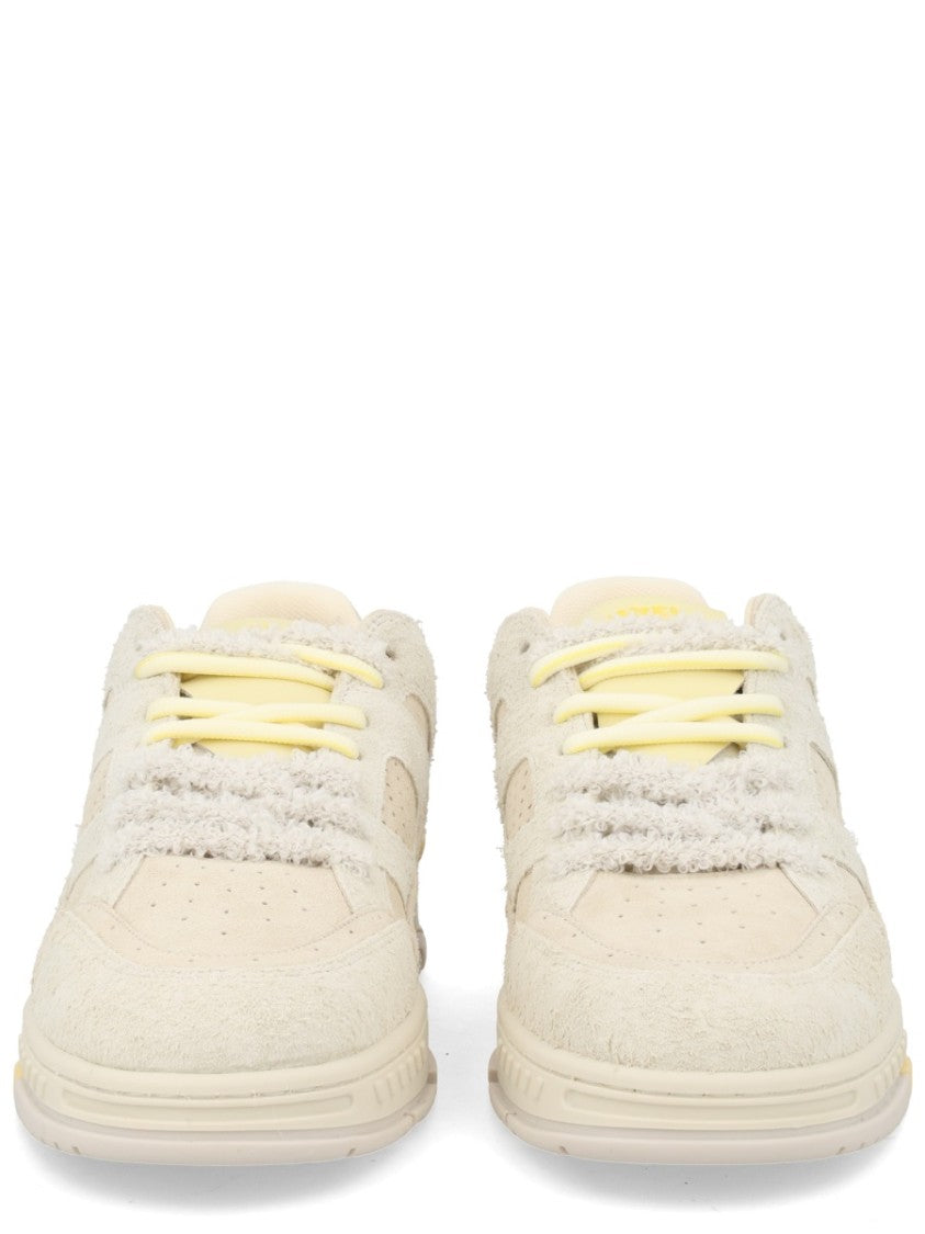 Axel Arigato Beige Area Lo Label Suede Sneakers