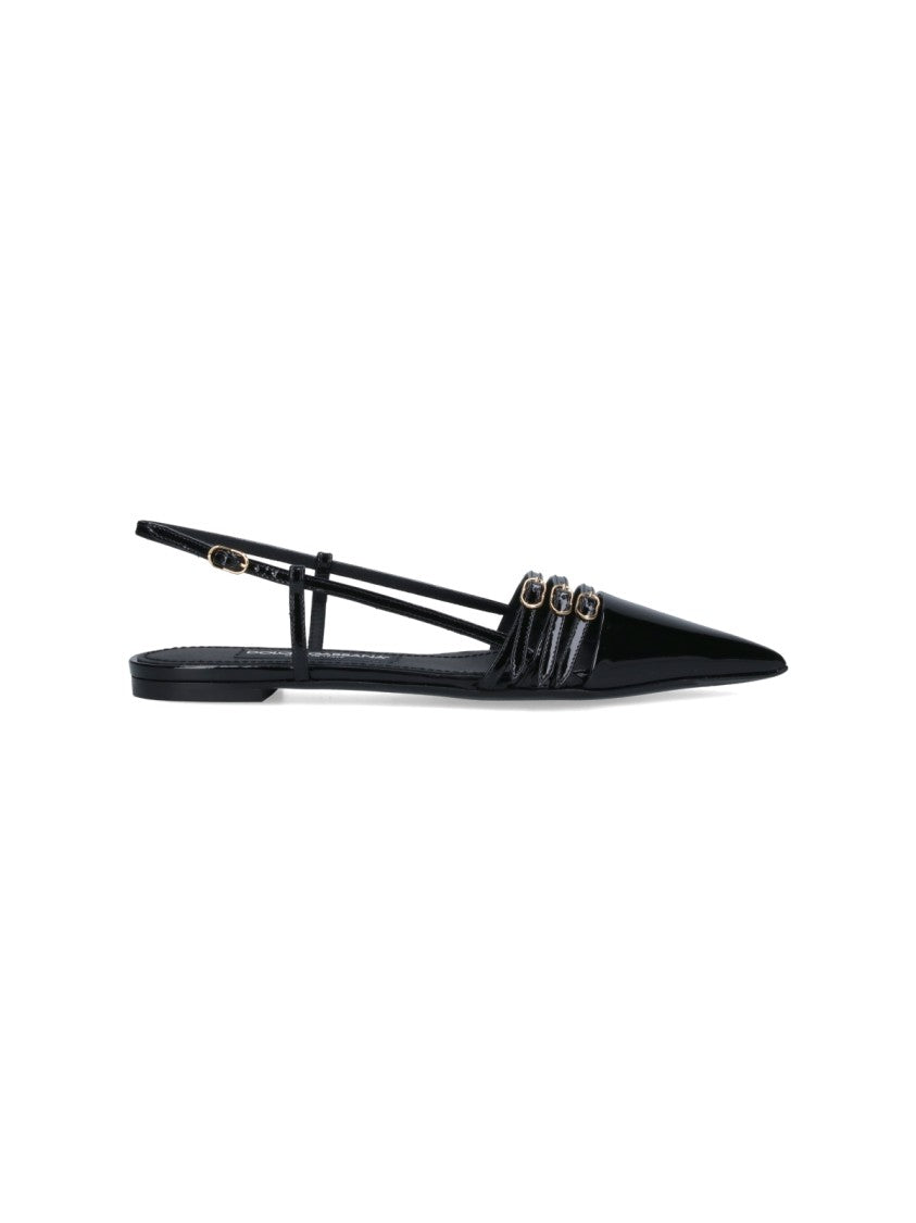 Dolce & Gabbana Slingback Pumps – Black