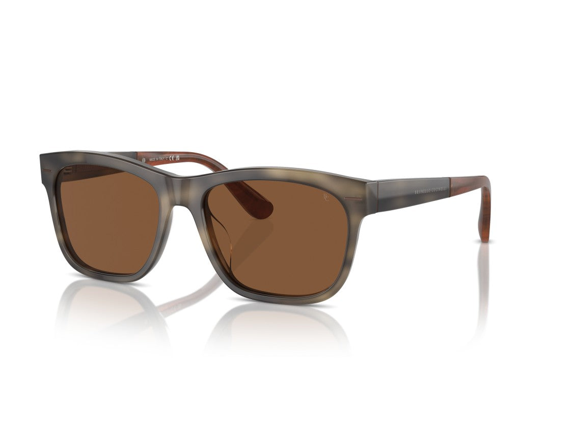 Brunello Cucinelli 0Bc4003s Gradient Acetate Oversized Square Sunglasses