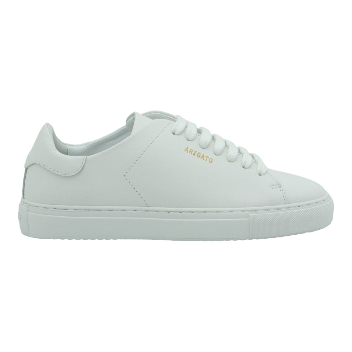 Axel Arigato Minimalist White Sneakers With Gold Accents