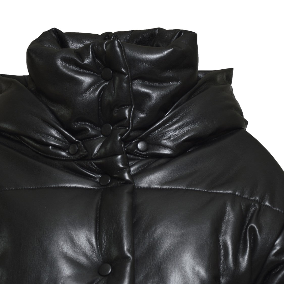 Nanushka Aveline Jacket In Black Faux Leather