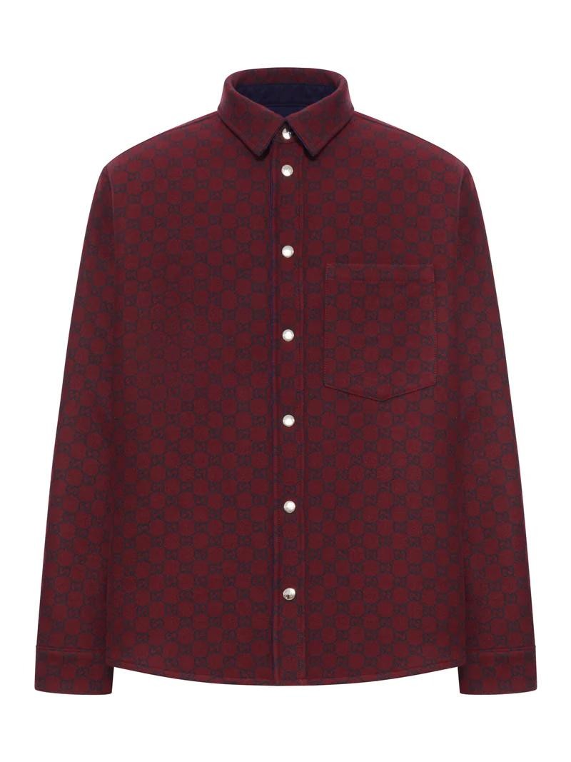 Gucci Reversible Design Shirt With Classic Collar