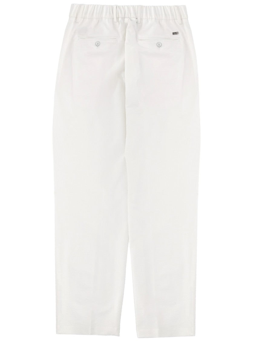 Herno Minimalist Tailored Polyester Straight-Leg Pants