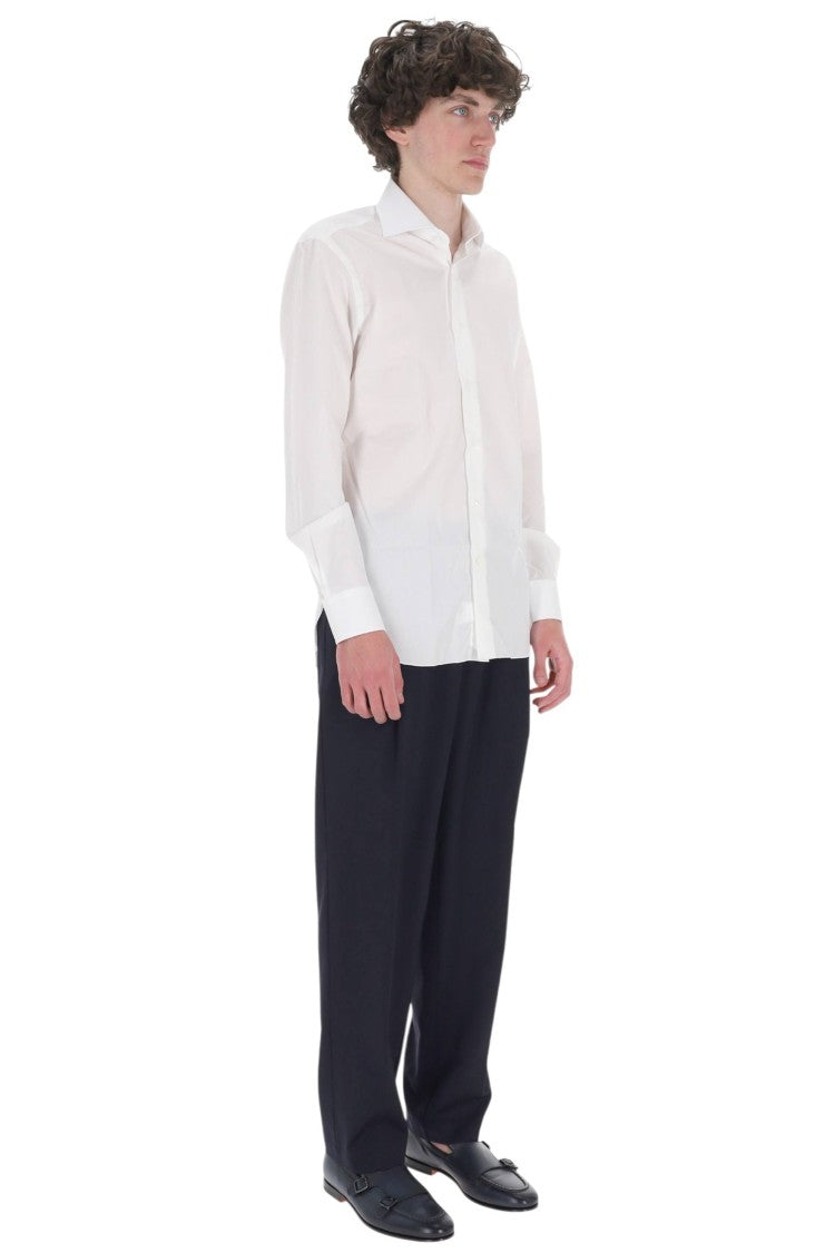 Barba Journey Label Cotton Casual Shirt
