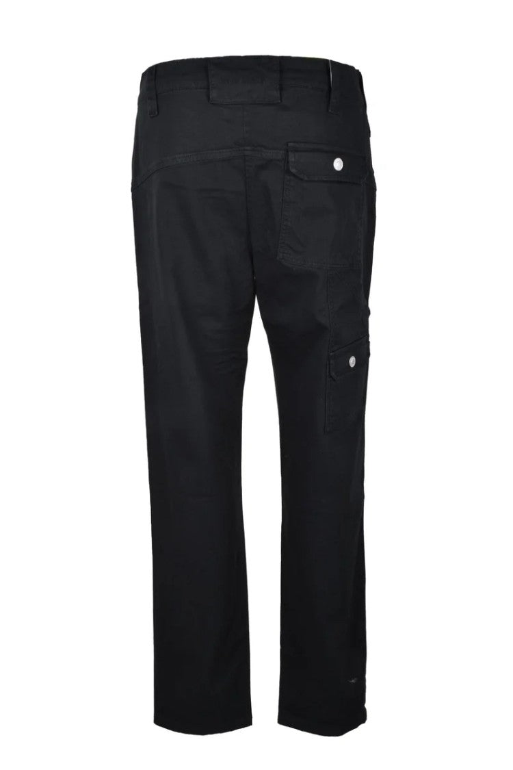 New Utility Cotton Trousers - Black