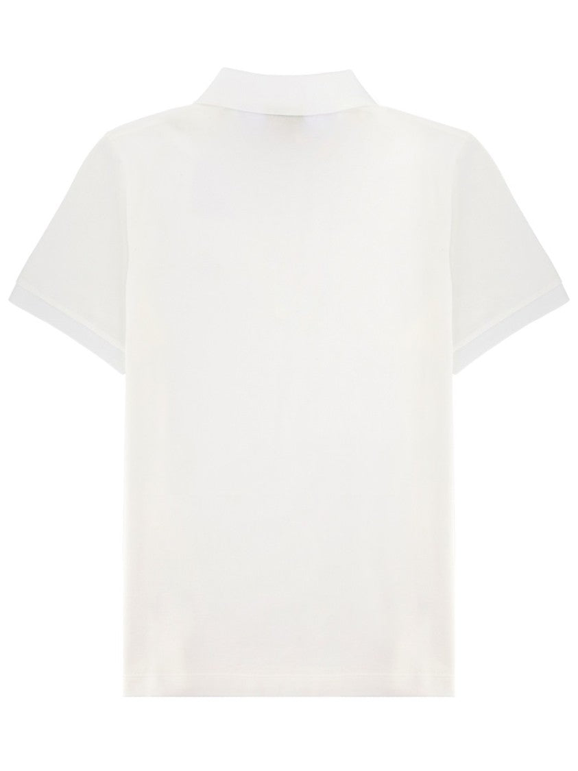 Fendi Slim Fit Cotton Logo Polo Shirt