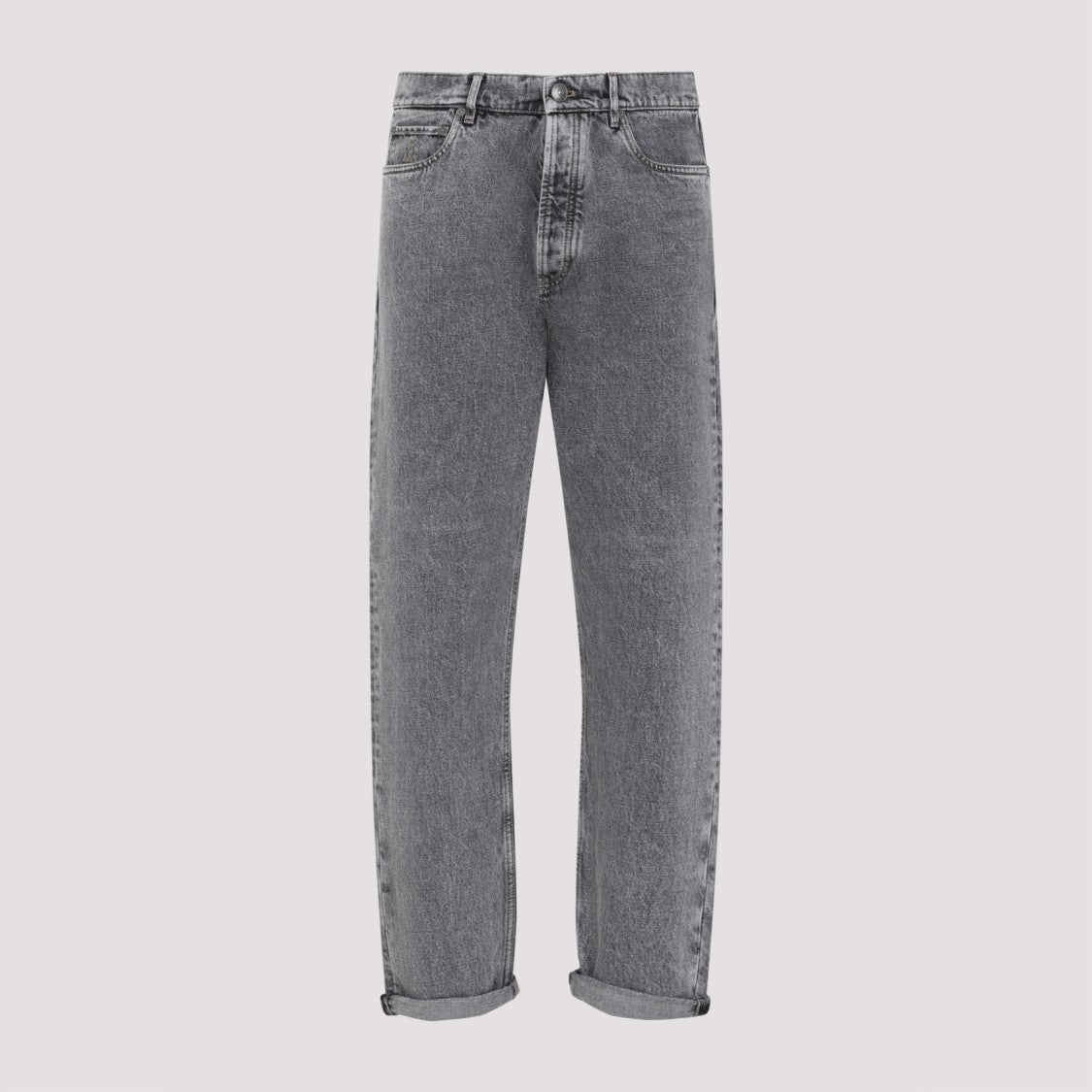 Brunello Cucinelli Classic Straight-Leg Jeans With Tailored Fit