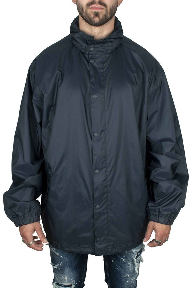 Balenciaga Waterproof Nylon Jacket With Multi-Language Logo