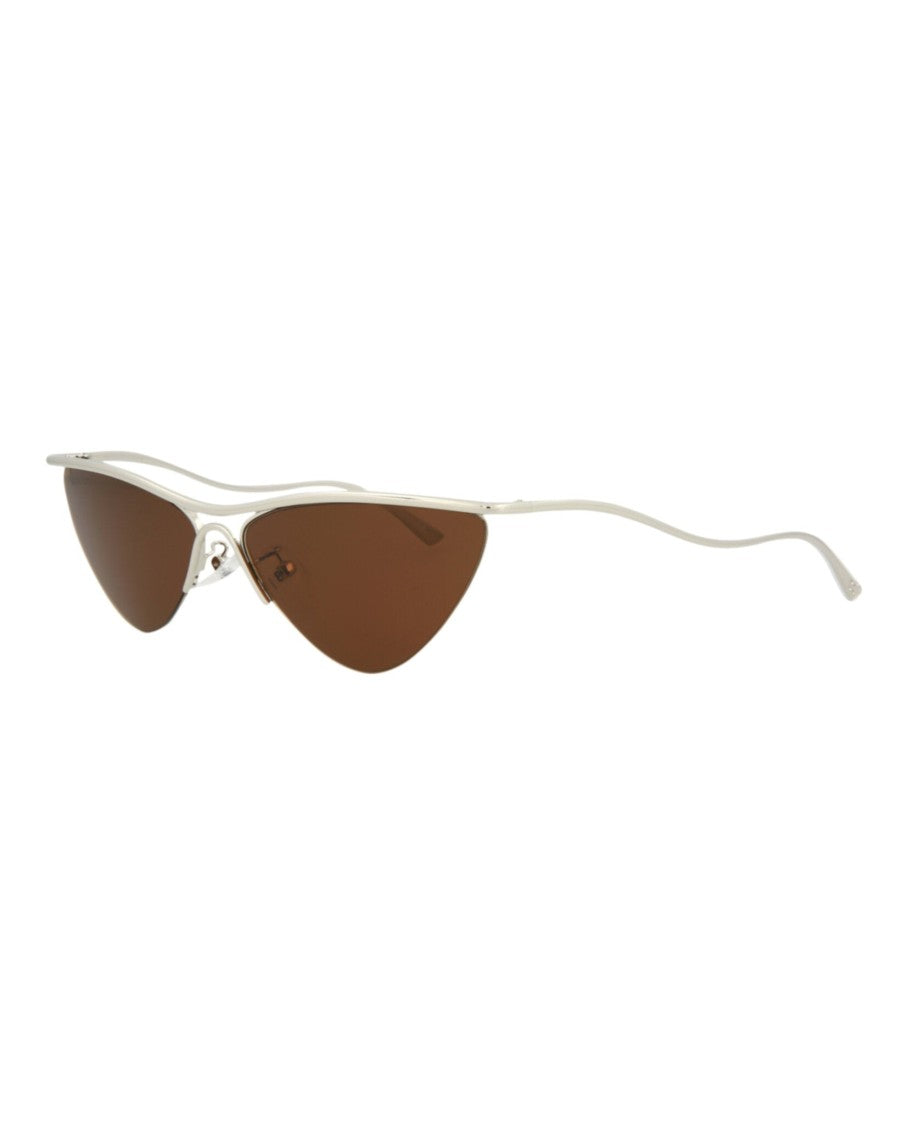 Balenciaga Cat Eye-Frame Metal Sunglasses
