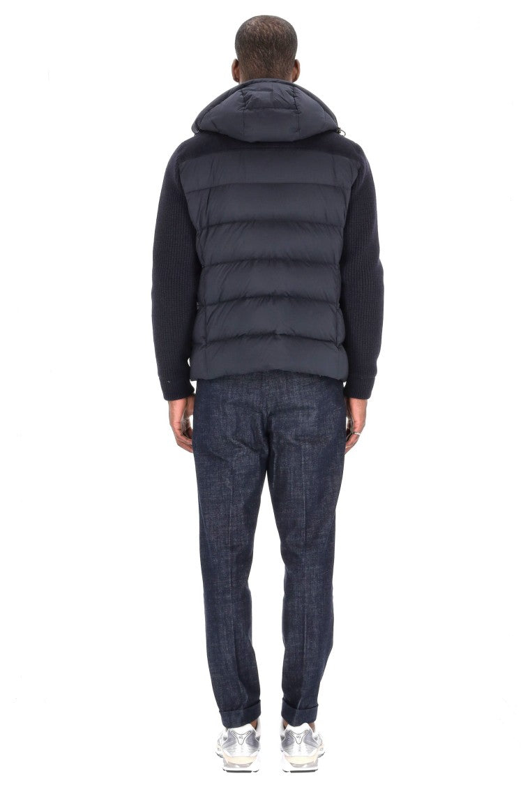 Moorer Allori-Lsm Bimaterial Down Jacket