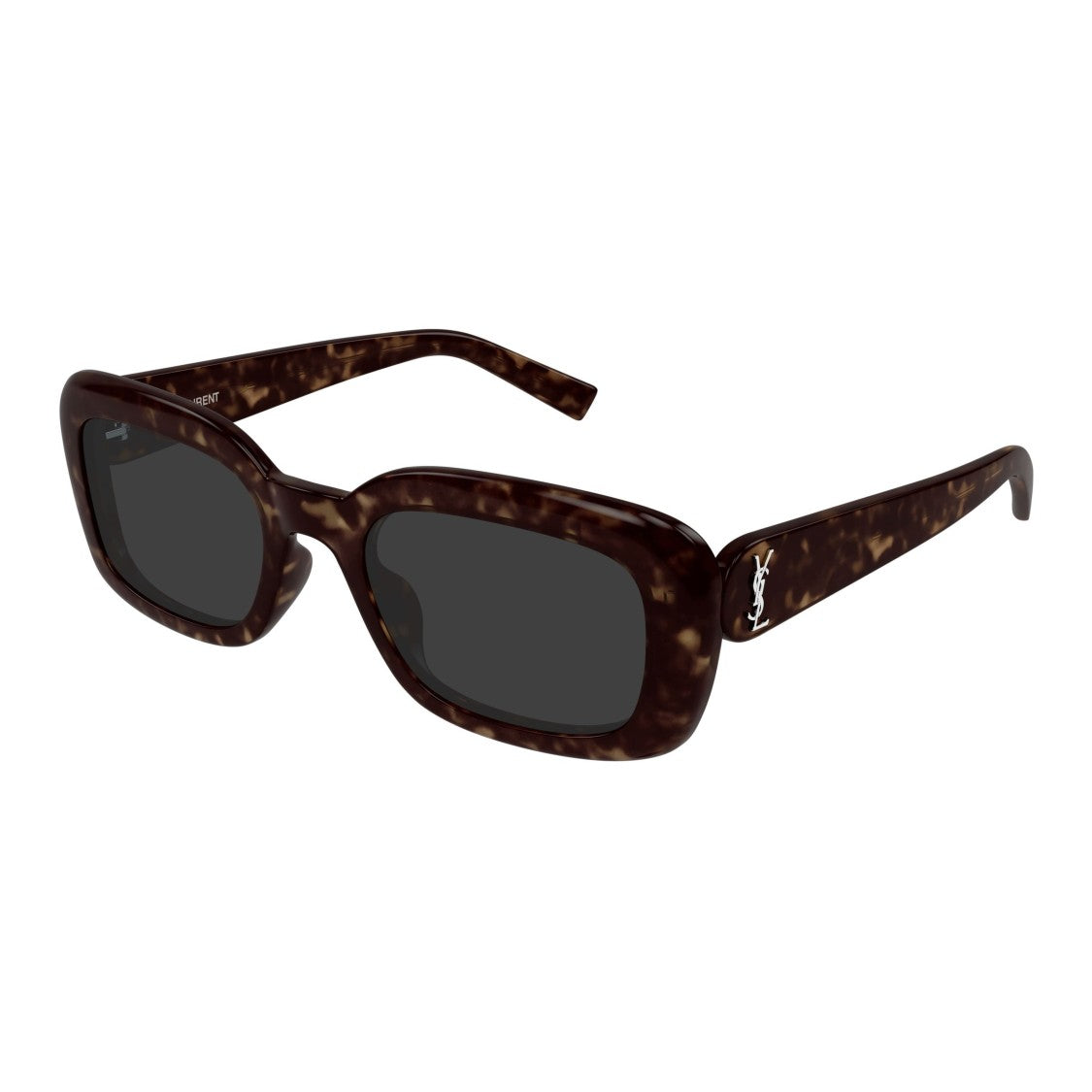 Saint Laurent Sl M130 Tortoiseshell Rectangular Sunglasses