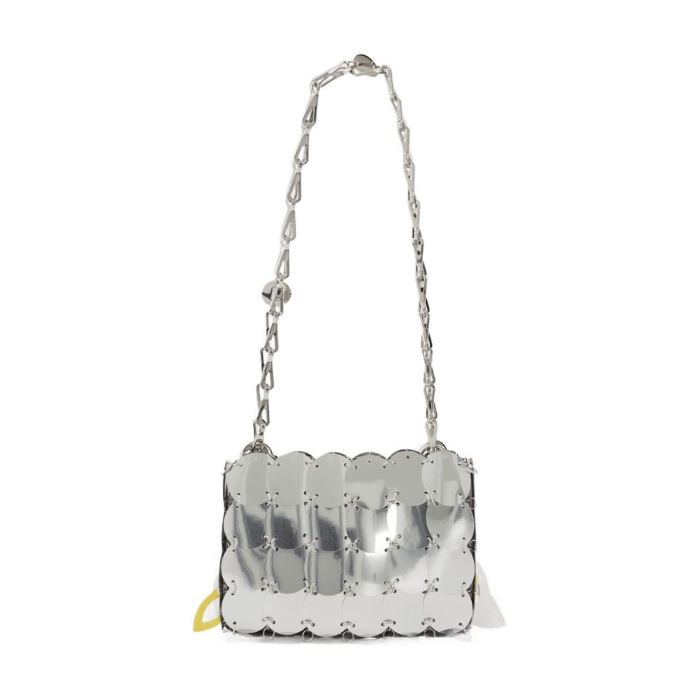 Rabanne Nano Teardrop Shoulder Bag - Synthetic - Silver