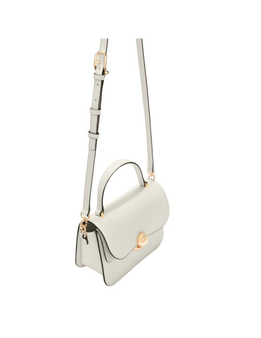 Furla Sfera S Handbag In Cream Color Leather