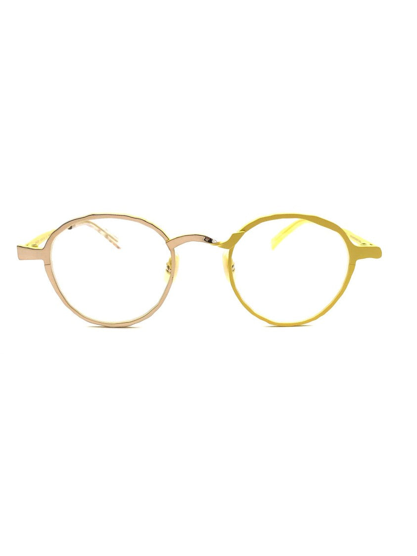 Masahiromaruyama Metallic Finish Optical Frames With Unique Design