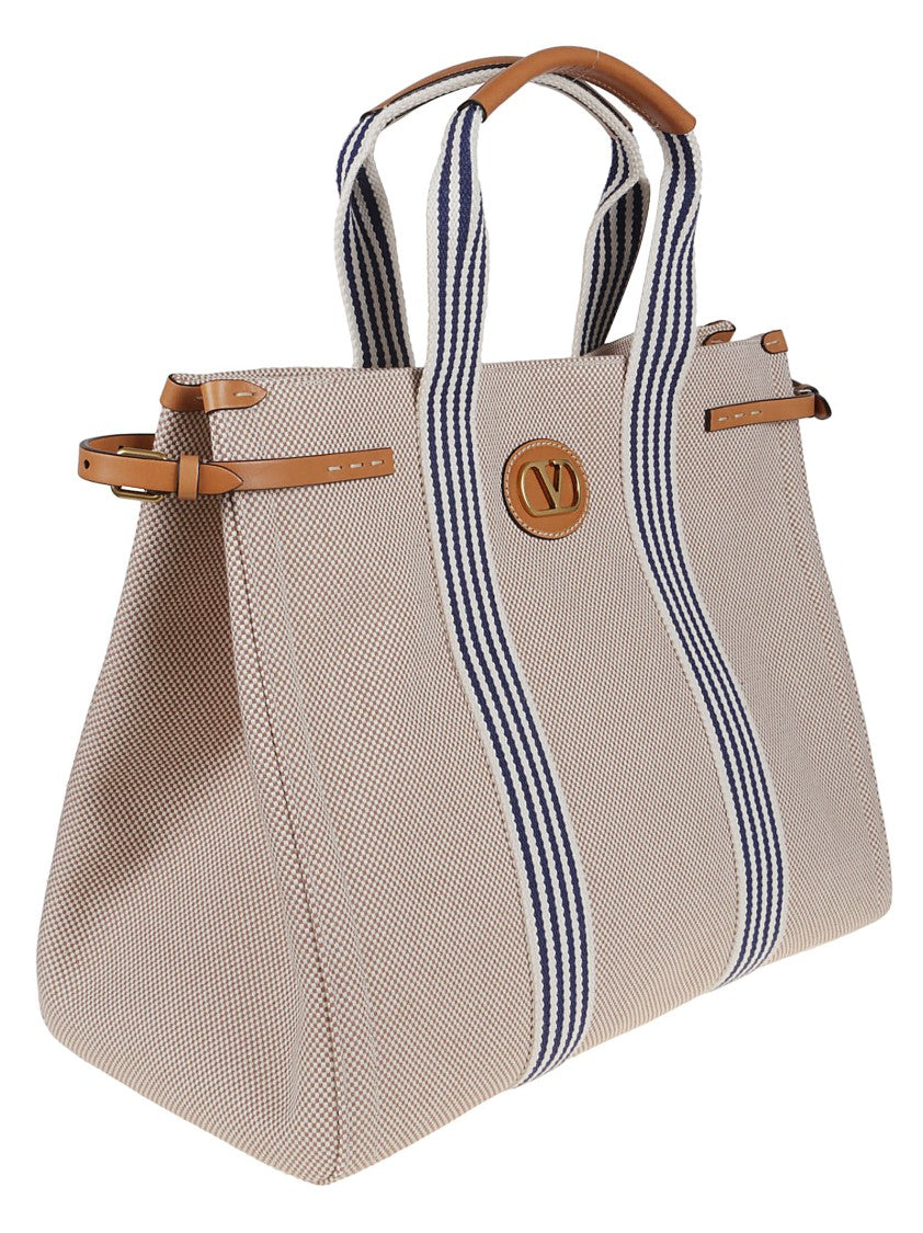 Valentino Antibes Canvas Large Tote