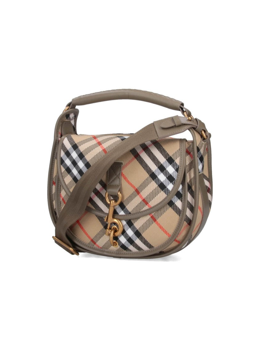 Burberry "Messenger B" Small Handbag Beige