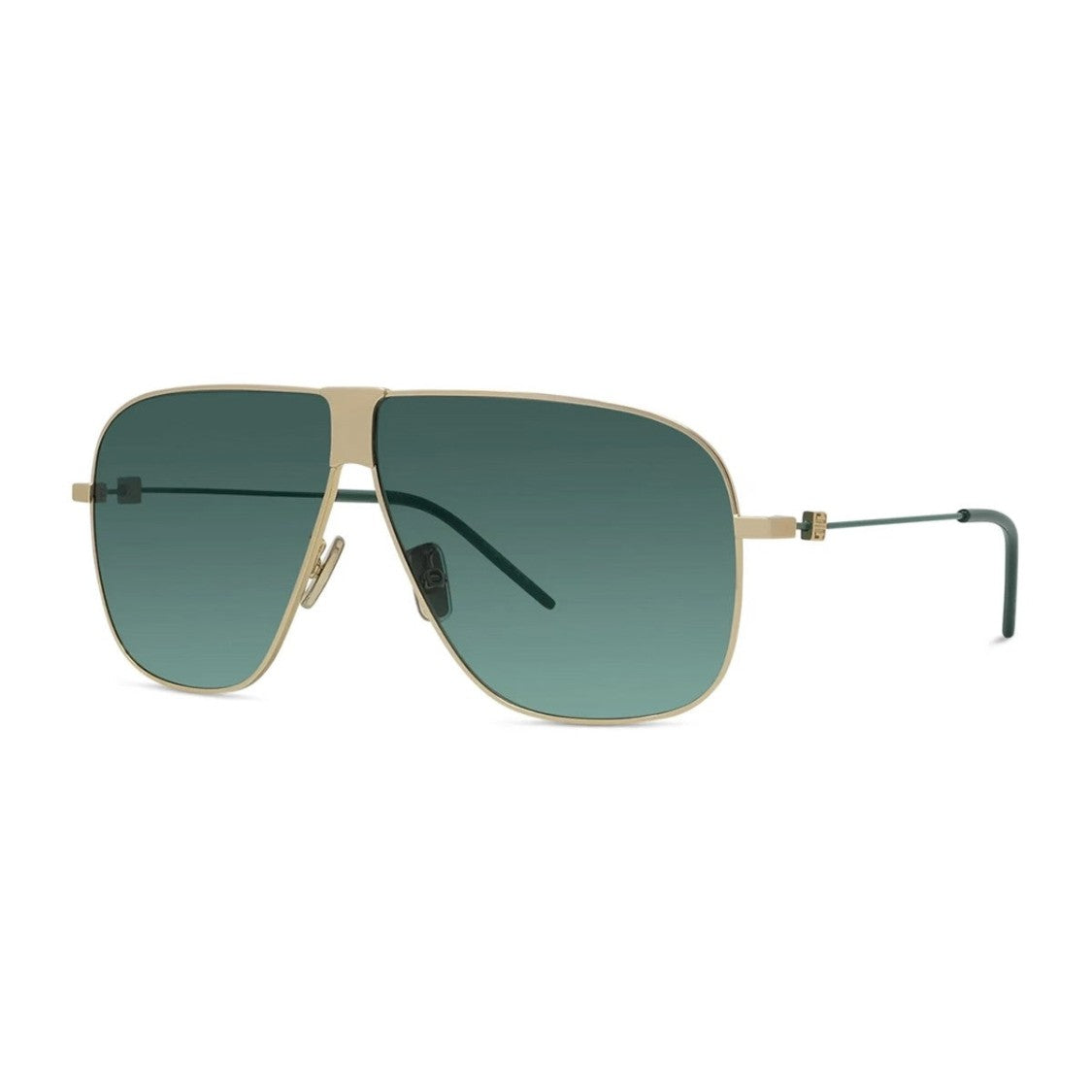 Givenchy Gold Gv40106u Gv Speed Metal Pilot Sunglasses