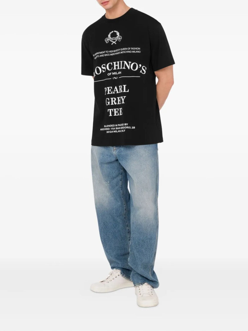 Moschino Neutrals T-Shirt With Classic Fit