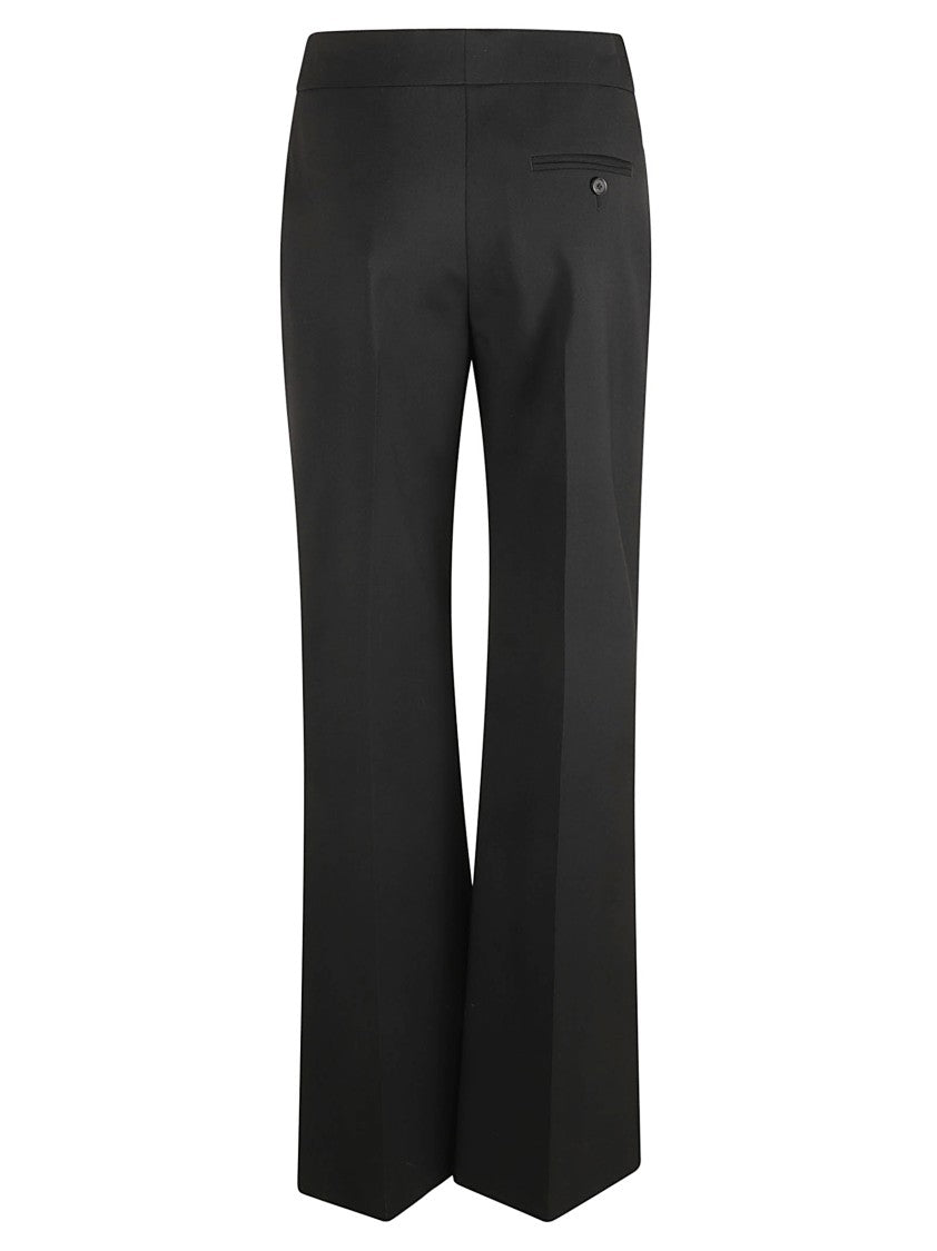 Alexander Mcqueen Tailored Black Trousers With High Waist