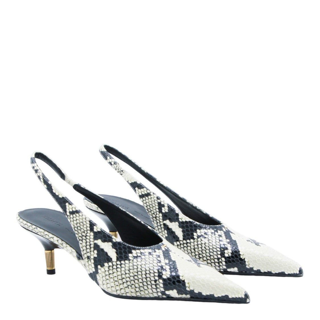 Khaite Refined Pointed Toe Slingback Heels