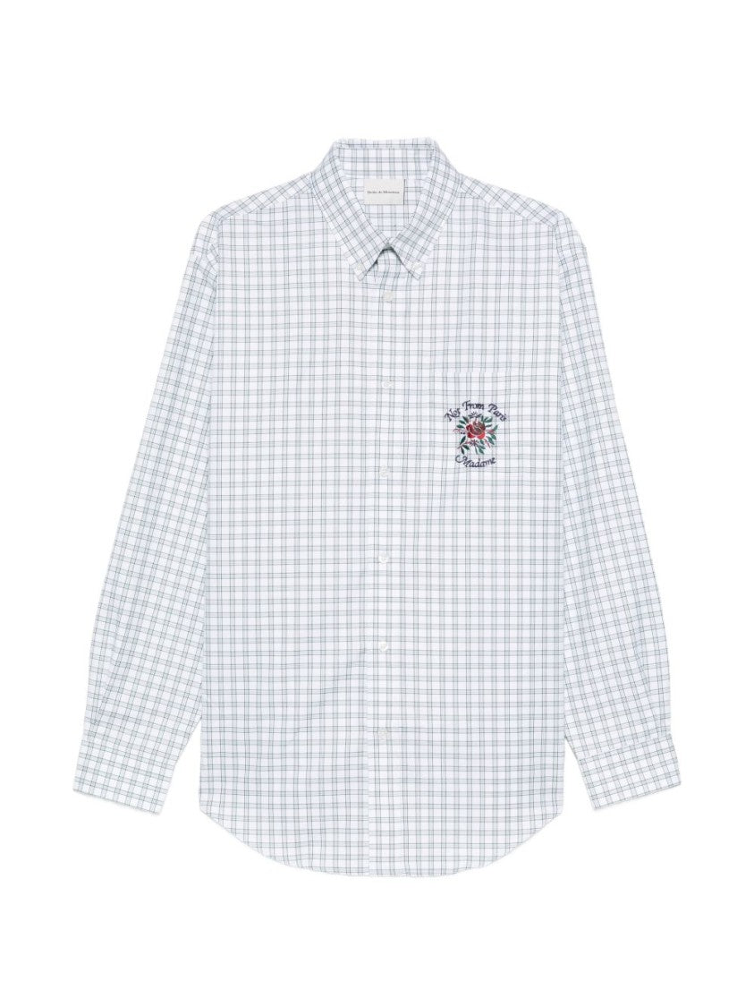 Drôle De Monsieur Light Checkered Button-Down Shirt