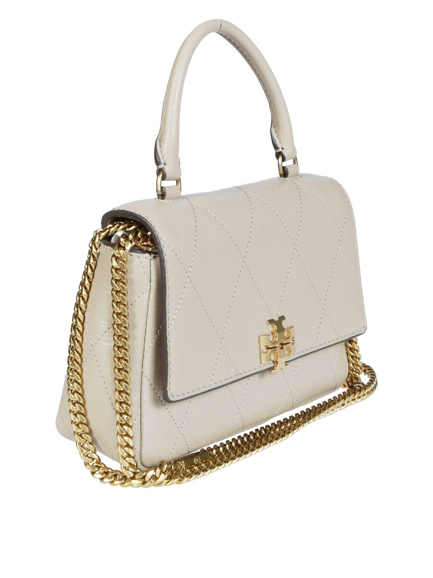 Tory Burch Charlie Quilted Top Handle Chain Wallet